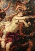 RUBENS, Pieter Pauwel The Consequences of War (detail) oil on canvas